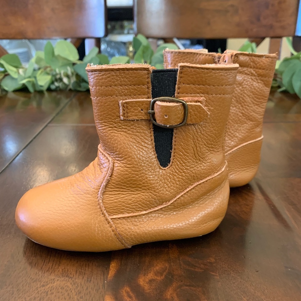 Little Love Bug Desert Sand Riding Boots Size 6